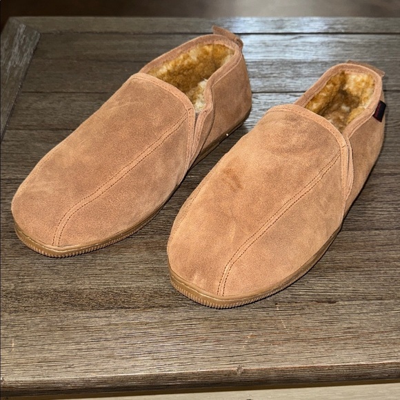 Red Wing Shoes Romeo Slippers tan brown main image 10